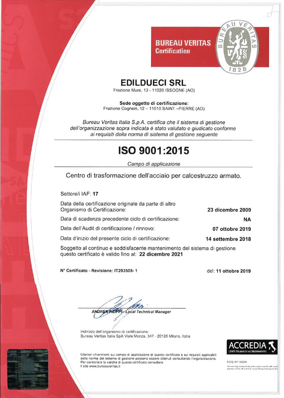 Certificazioni di Edildueci